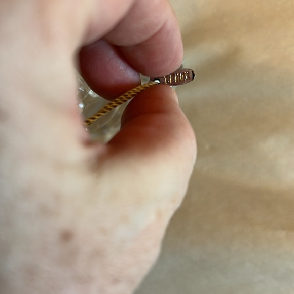 EUC Lenox bride and groom 2008 crystal Christmas ornament in original box - Picture 15 of 16